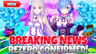 *BREAKING NEWS* Re:Zero 100% Confirmed For Global! Collab Stream in 3 Days! (7DS Grand Cross)