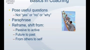 CDI Course - Primary Methods --- and Myths -- in Consulting