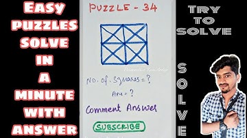 puzzle 34 | squares counting questions | puzzle in tamil | puzzles tnpsc solved | tnpsc group exam