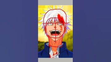 How to draw Gojo easy step by step #tutorial #art #jjk