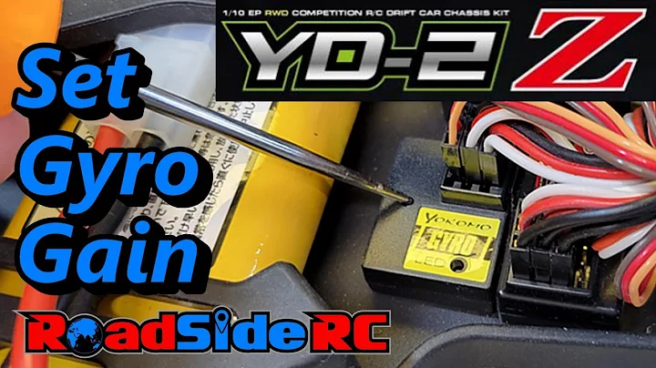 How to Set Gyro Gain on Yokomo YD2 RD1.0 RTR