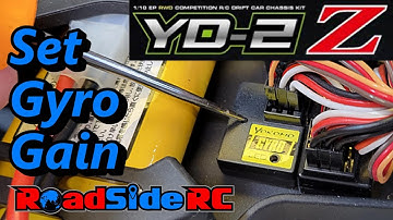 How to Set Gyro Gain on Yokomo YD2 RD1.0 RTR