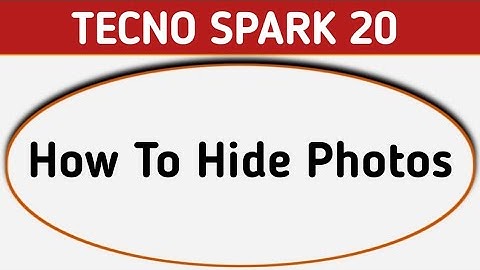 Tecno Spark 20 photos kaise hide kare, how to hide personal photos and videos in tecno, tecno phone