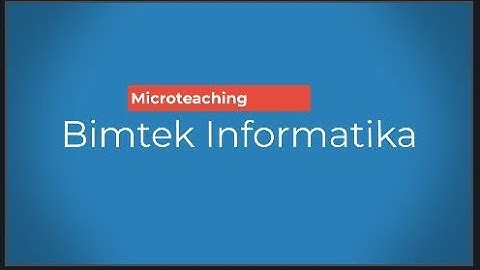 Microteaching untuk Tugas Bimtek Informatika 2023 - (Dampak Sosial Informatika)