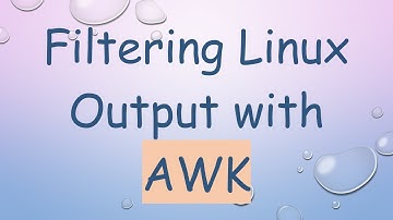 Filtering Linux Output with AWK