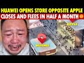 Huawei’s Humiliation: Opens Store Opposite Apple, Shuts Down and Runs Away in Just Half a Month
