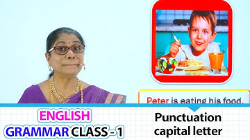 Punctuation capital letter | ENGLISH GRAMMAR CLASS - 1 | Learn Grammar for beginners Part-78