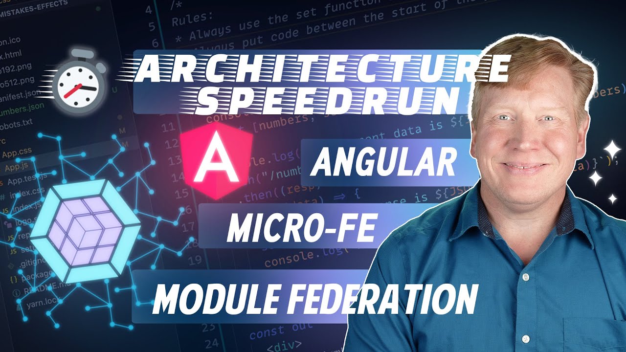 angularjs คือ  New 2022  Angular Module Federation Micro-FE Speed Run