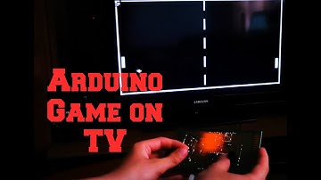 Arduino game console on TV? - Arduino TV OUT - Arduino GAME - Im-Pong-Sibble on TV