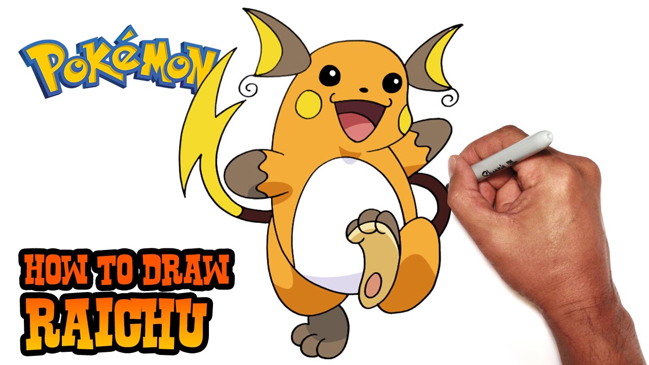 🐭 Drawing Raichu, Dibujando a Raichu POKEMON ART [ESP, ENG]