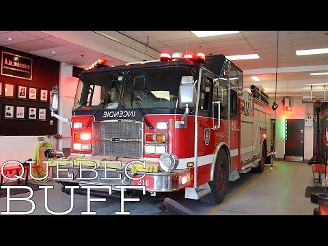TONES Montreal Fire Department SIM Spare Pumper 216 288 Spare Ladder 416 493 Responding