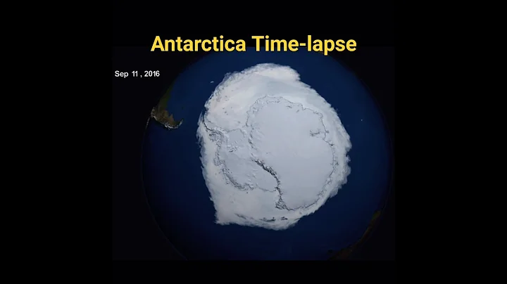 Antarctica's Changing Landscape: A Stunning Time-Lapse #shortsfeed #globalwarming