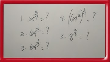 Rewriting Expressions With Rational Exponents to Radicals