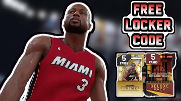 NBA 2K20 MyTeam Free Dwayne Wade Locker Code!!!