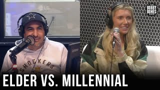 Elder (Eddie) vs. Millennial (Producer Lauren)