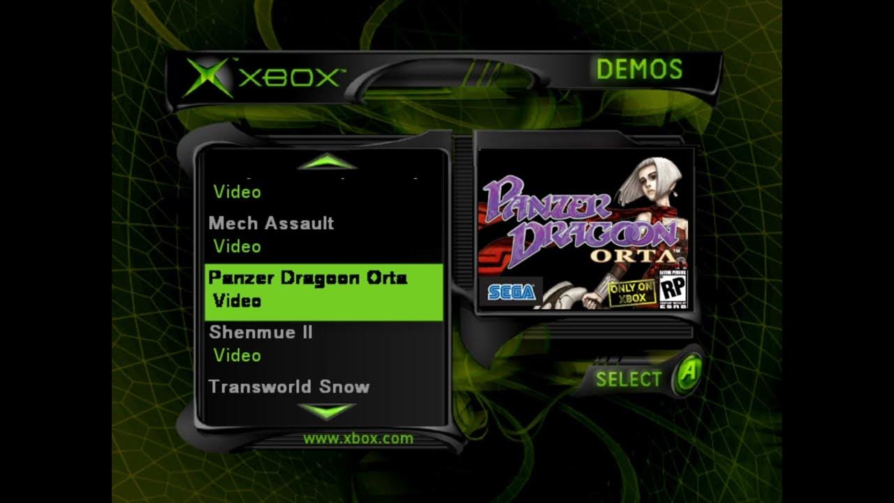 Xbox Demos theme YouTube