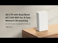 4G LTE with Dual Band AC1200 WiFi for A Fast Network Streaming (MB130-4G)