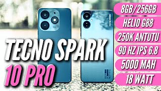 TECNO SPARK 10 PRO 🔻 8/256 🔻 90HZ IPS 🔻 HELIO G88 🔻 50MP