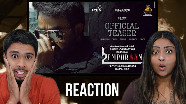 L2E Empuraan Teaser Reaction!! | Mohanlal | Prithviraj Sukumaran | Murali Gopy