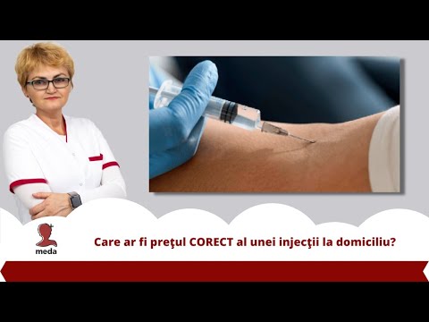 Care este pretul CORECT al unei injectii intravenoase la domiciliu ?