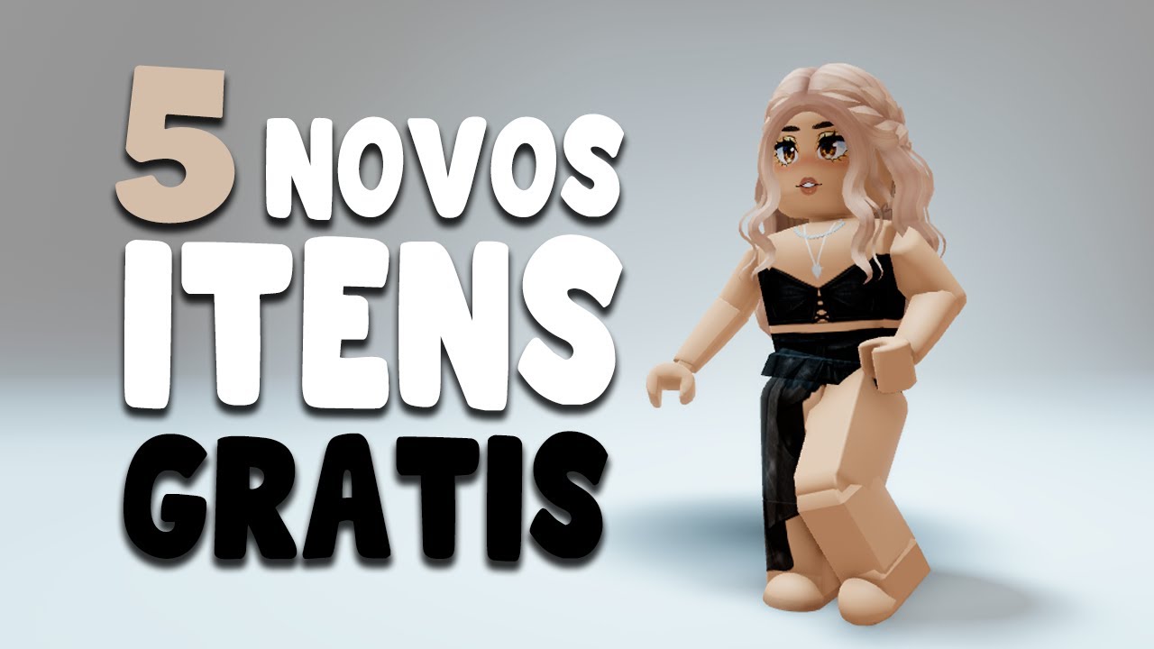 PEGUE AGORA 5 ITENS GRÁTIS NO ROBLOX ANTES QUE ACABE! 😍 