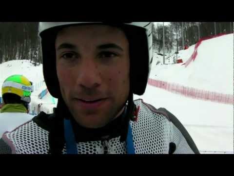 France's Vincent Gauthier-Manuel on winning the downhill at 2013 IPC Alpine Skiing World Cup