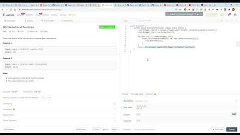 Leetcode  349  Intersection of Two Arrays