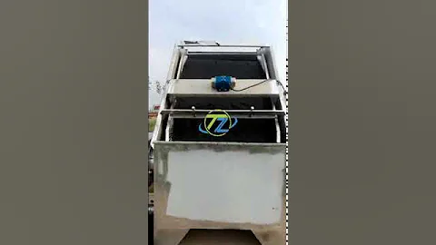 chicken manure or cow dung dewatering machine animal waste manure solid separator 2