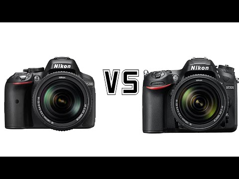 Nikon D5300 vs Nikon D7200