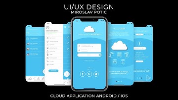 Mobile App UI/UX Design in Adobe XD and Illustrator - Preview Prototype