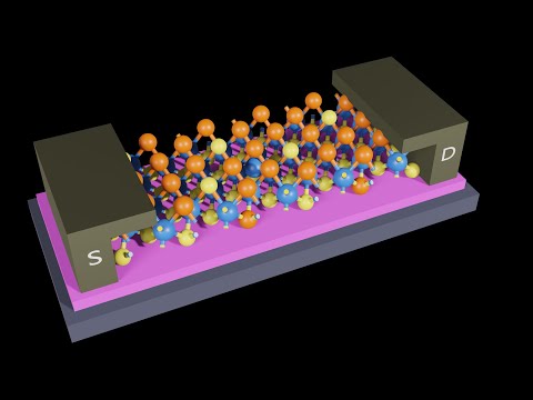 Tutorial: Making 3-D schematic of MoS2 FET using Blender