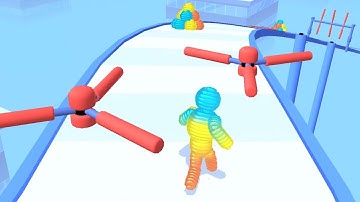 Rope-Man Run - All Levels Gameplay (Level 6-10)