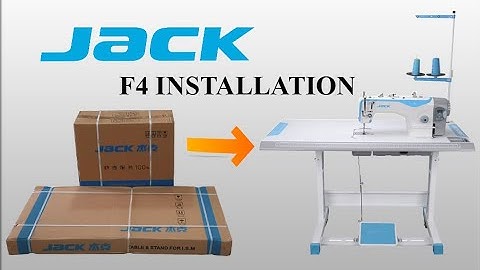 JACK F4 / F5 Complete Installation || జాక్ ప్4 / ప్5 కంప్లీట్ ఇన్స్టలేషన్ #jacksewingmachine