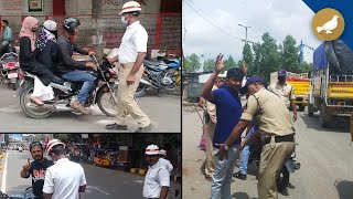 Hyderabad traffic police crackdown on traffic violators