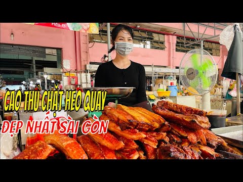 Video NỮ CAO THỦ SÀI GÒN CHẶT THỊT ĐẸP NHẤT HÀNG HEO QUAY DA... - youtube