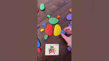 Ladybug 🐞 Shapes Puzzle | Learning Activities #shortvideo #shape #puzzle #fun #shorts #colors