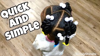 Easy Simple Toddler Hairstyle: Natural curly hairstyles