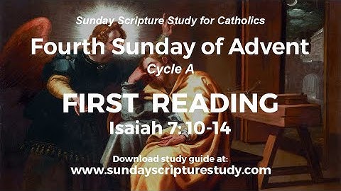 First Reading, 4th Sunday of Advent, Year A