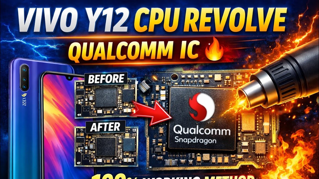 Vivo y12 CPU revolve process step by step Qualcomm CPU 