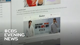 Fake websites target online holiday shoppers