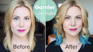 Garnier Color Styler Intense Wash-Out Hair Color - Pink Pop Review & Demo