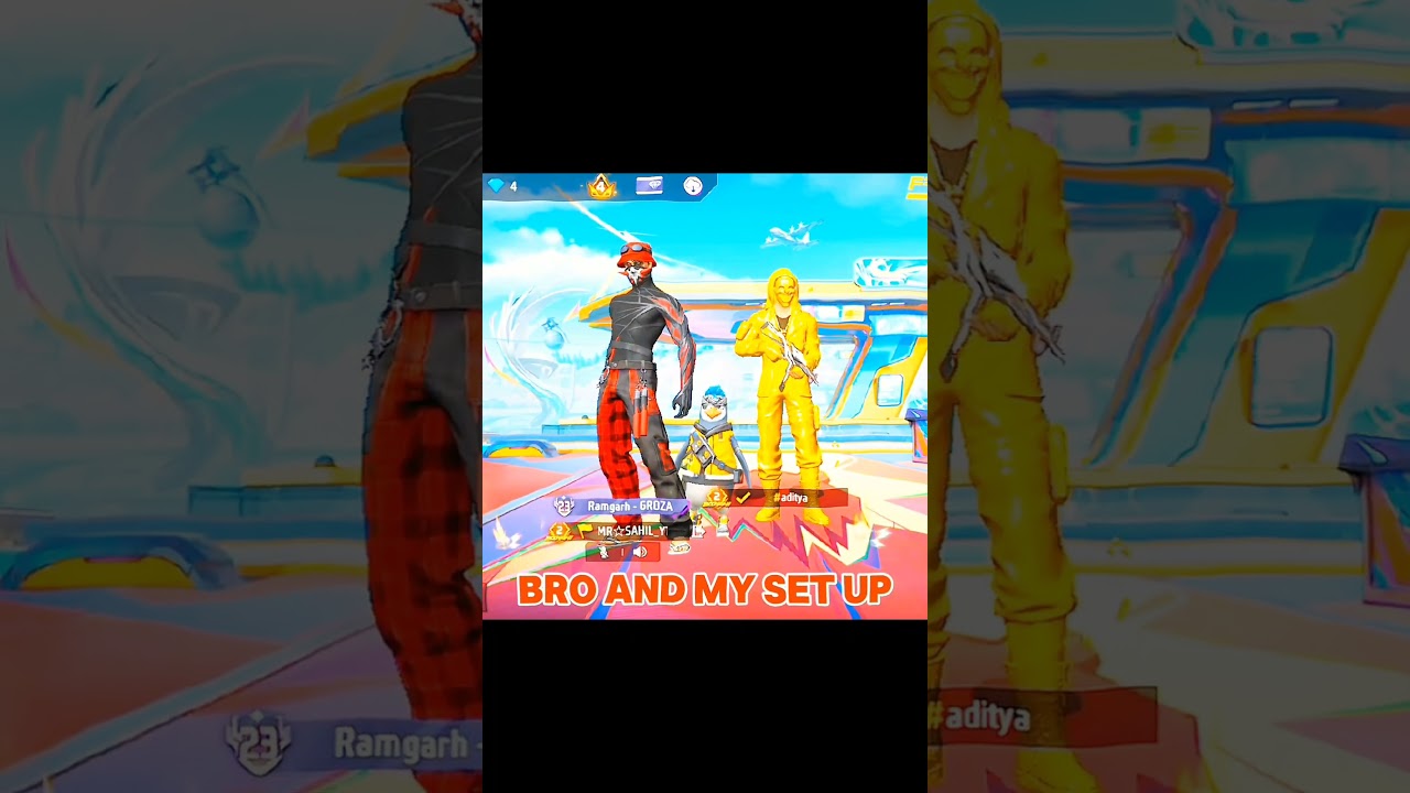 bro and my setup😱😱