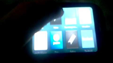 Webos 2.1.0 on Palm Pre Minus with flash player