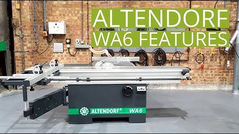Altendorf WA6 Panel Saw Demonstration | Daltons Wadkin