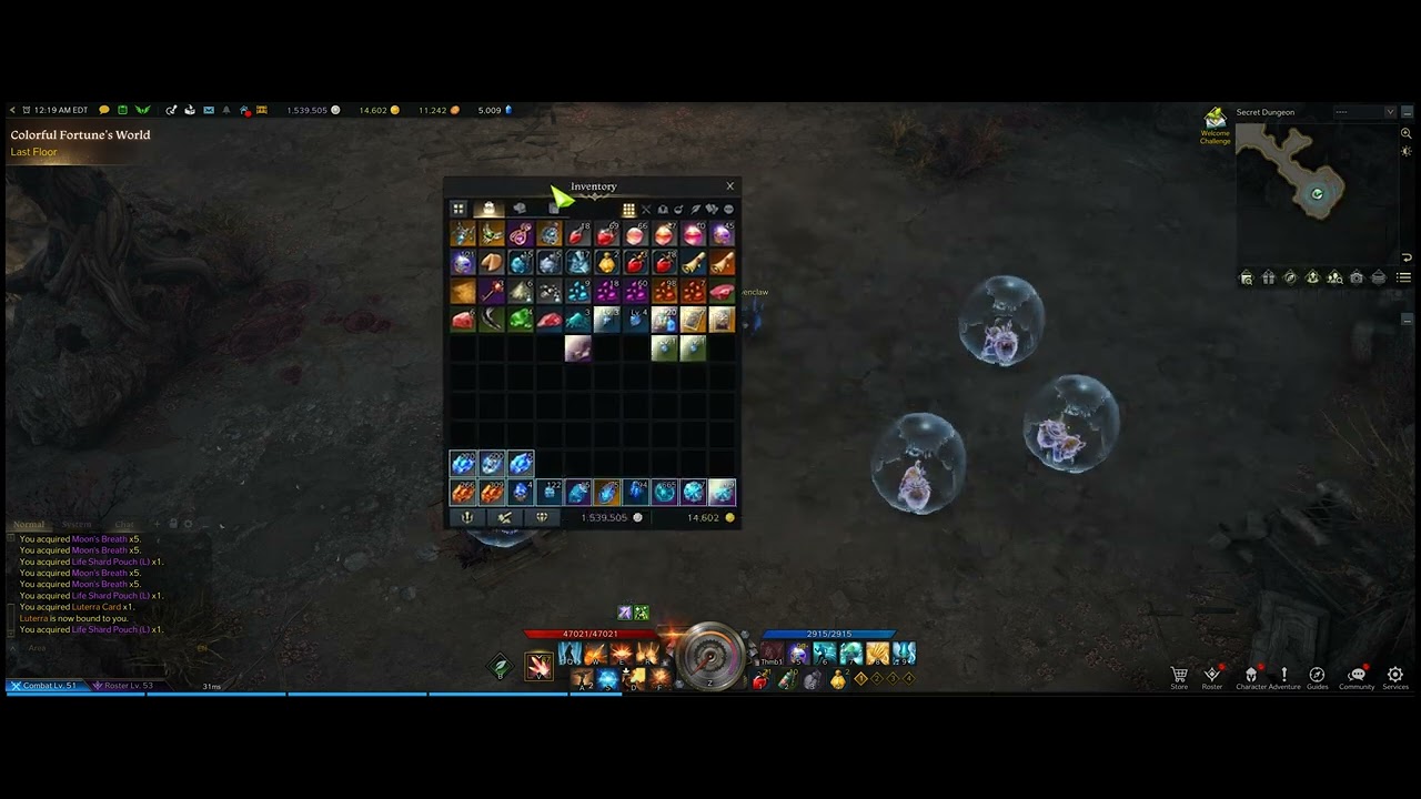Lost Ark T2 Relic Map Run Colorful Fortune's World ilvl 840 YouTube