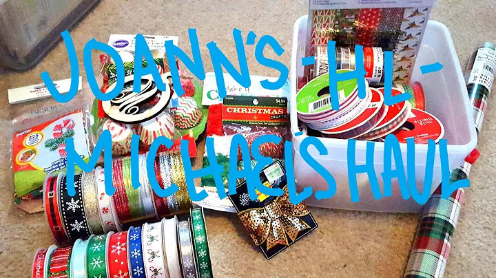 Michaels / Hobby Lobby / Joann's Christmas Haul