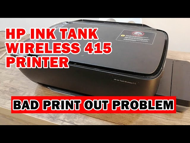 Hp ink tank wireless 415 error ! three steps to find the solution