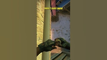 PERFECT SHORT SMOKE ON MIRAGE #shorts #csgo