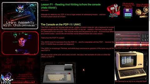 PDP-11/UKNC Assembly Lesson P1 - Reading And Writing to/from the console (Hello World!)