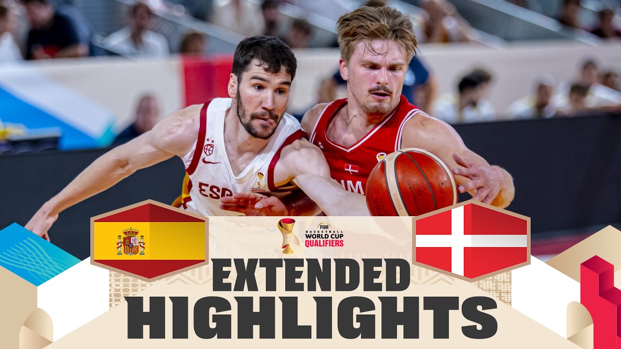Spain ๐ช๐ธ v Denmark ๐ฉ๐ฐ | Extended Highlights | FIBA Basketball World Cup 2027 European Qualifiers